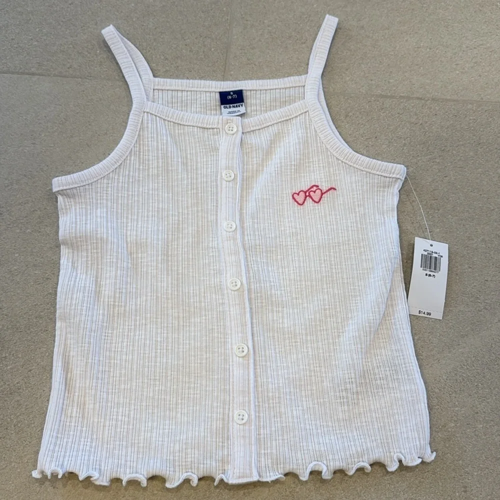 Old Navy Girls Ribbed Tank! NWT!
